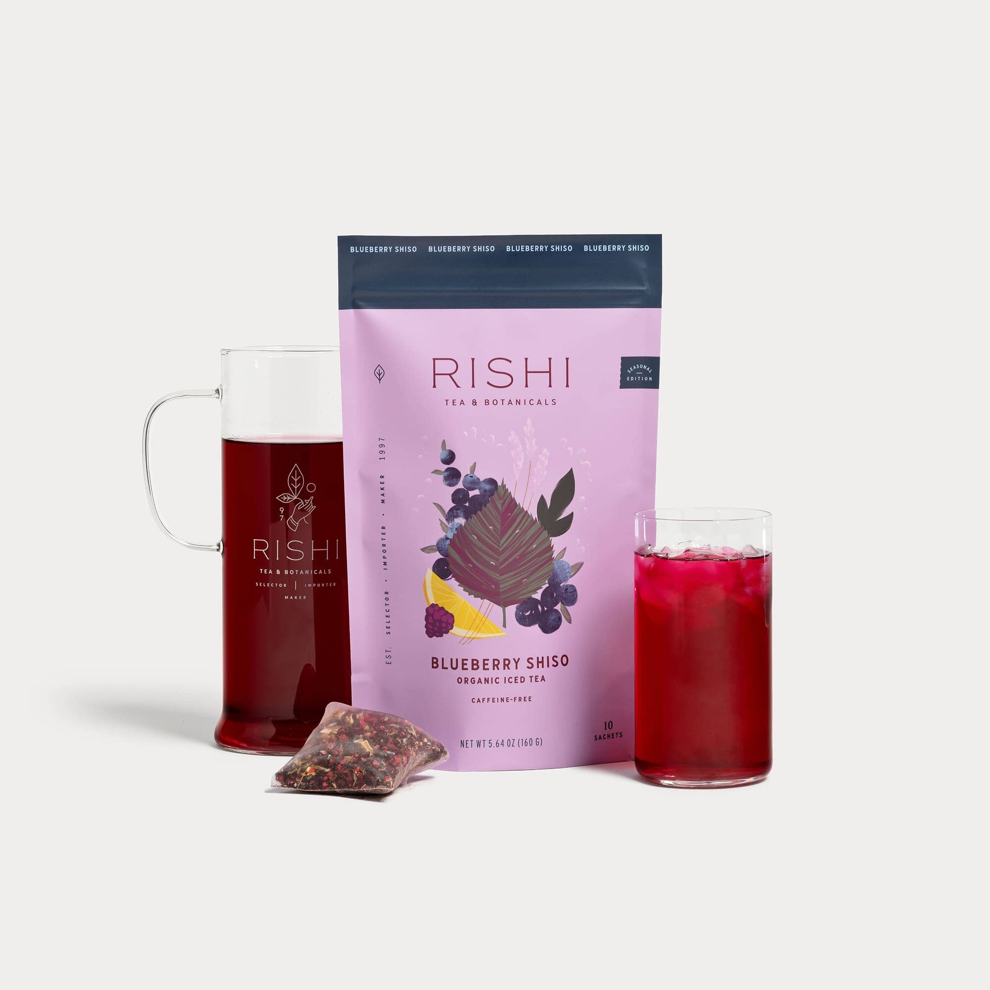Blueberry Shiso Iced Tea