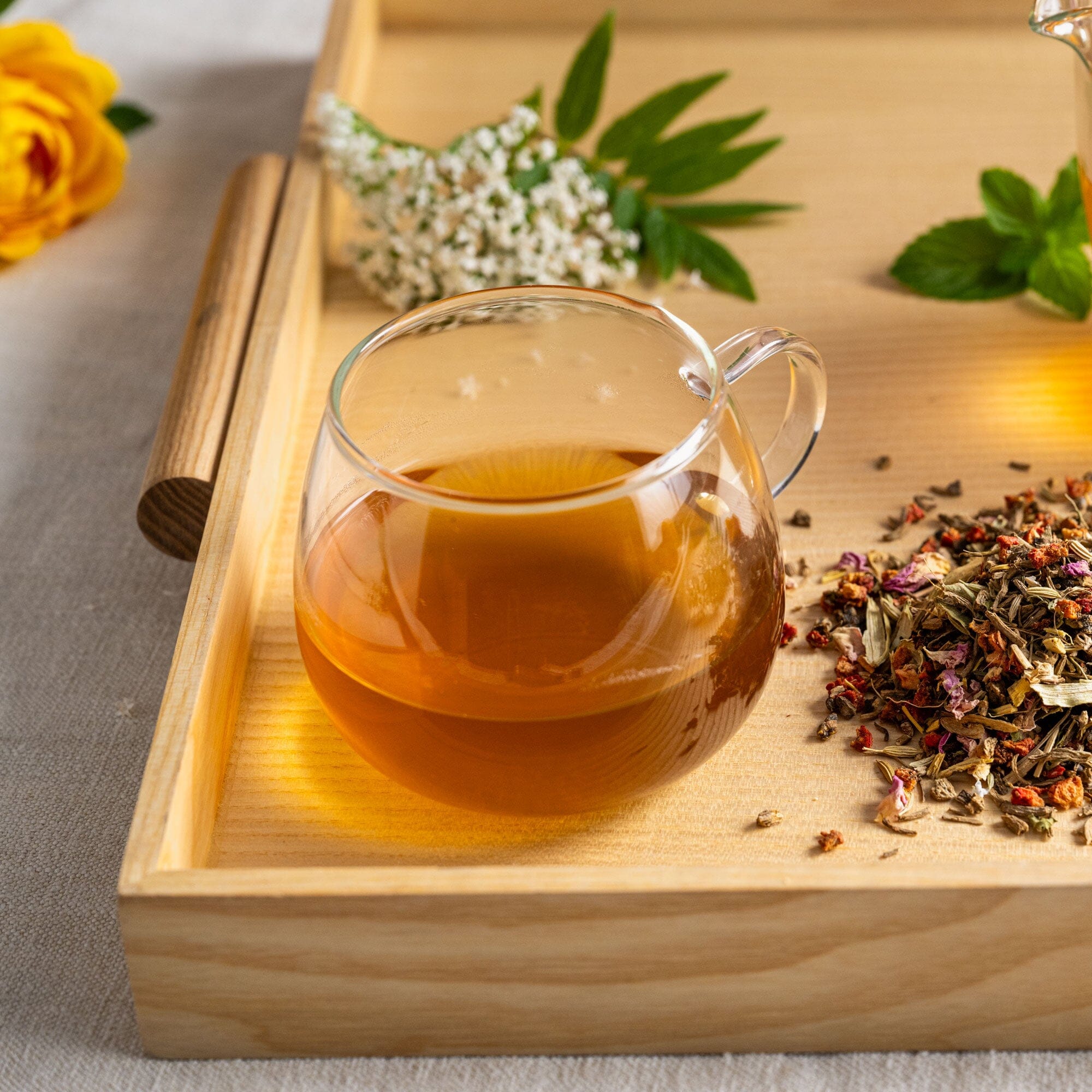 Nighttime Relaxation Flight of Tea Bundle